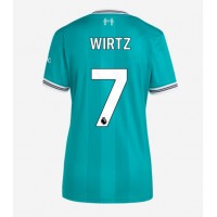 Stroje piłkarskie Liverpool Florian Wirtz #7 Koszulka Trzeciej dla damskie 2025-26 Krótki Rękaw